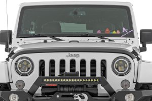 Jeep Wrangler Unlimited Hood Protector - Rough Country - Trail Cladding - '07-'18